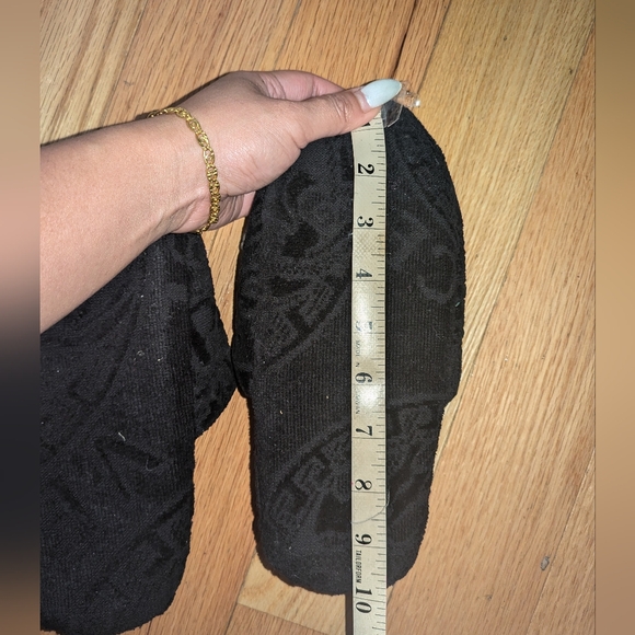 NEW VERSACE MEDUSA STUDDED JACQUARD SLIPPERS - Picture 6 of 6